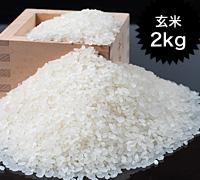北海道蘭越産ゆめぴりか2kg（玄米）（初回お試し限定品）